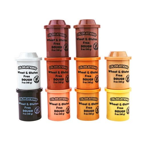Wheat & Gluten Free Colors Like Me Dough 10 Colors 5oz each