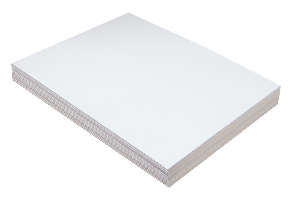White Tagboard 9 x 12 100 sheets