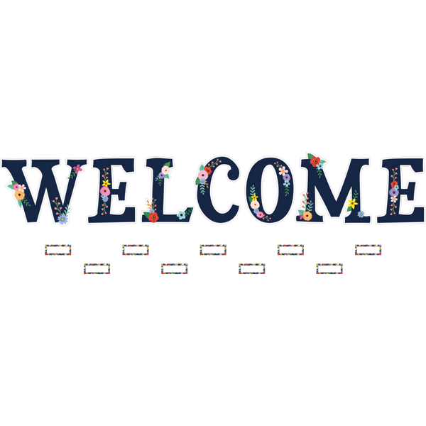 Wildflowers Welcome Bulletin Board