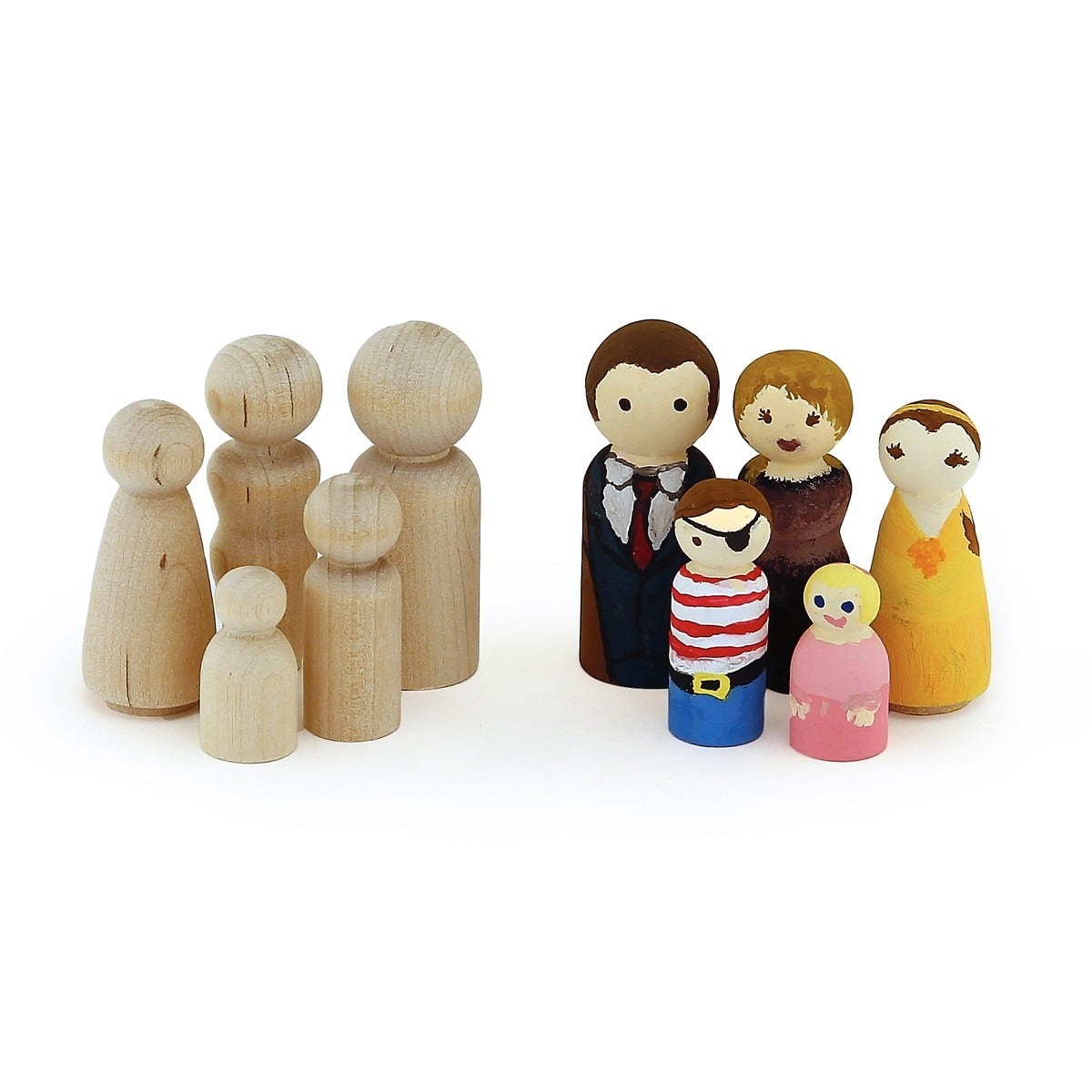 Wood People 40 Assorted People
