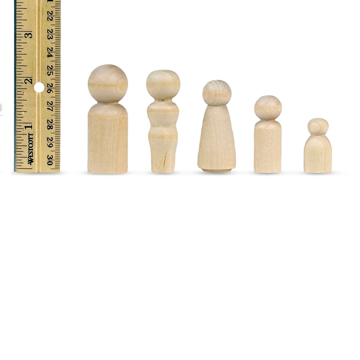 Wood People 40 Assorted People