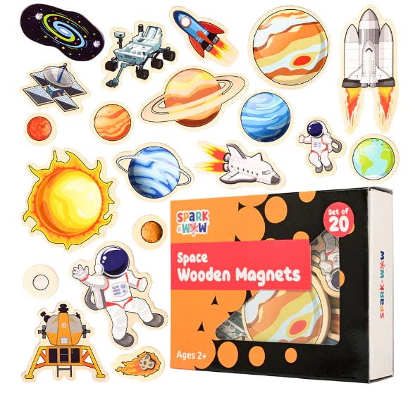 Wooden Magnets - Space