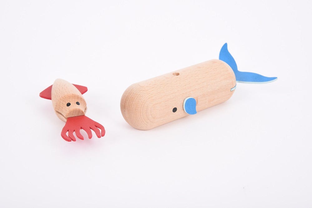 Wooden Sea Creatures