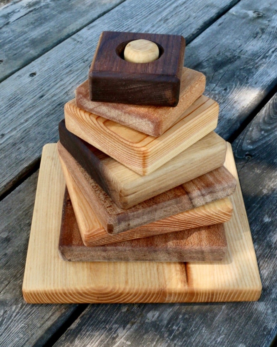 Wooden Stacker by Naturally Inspired Play