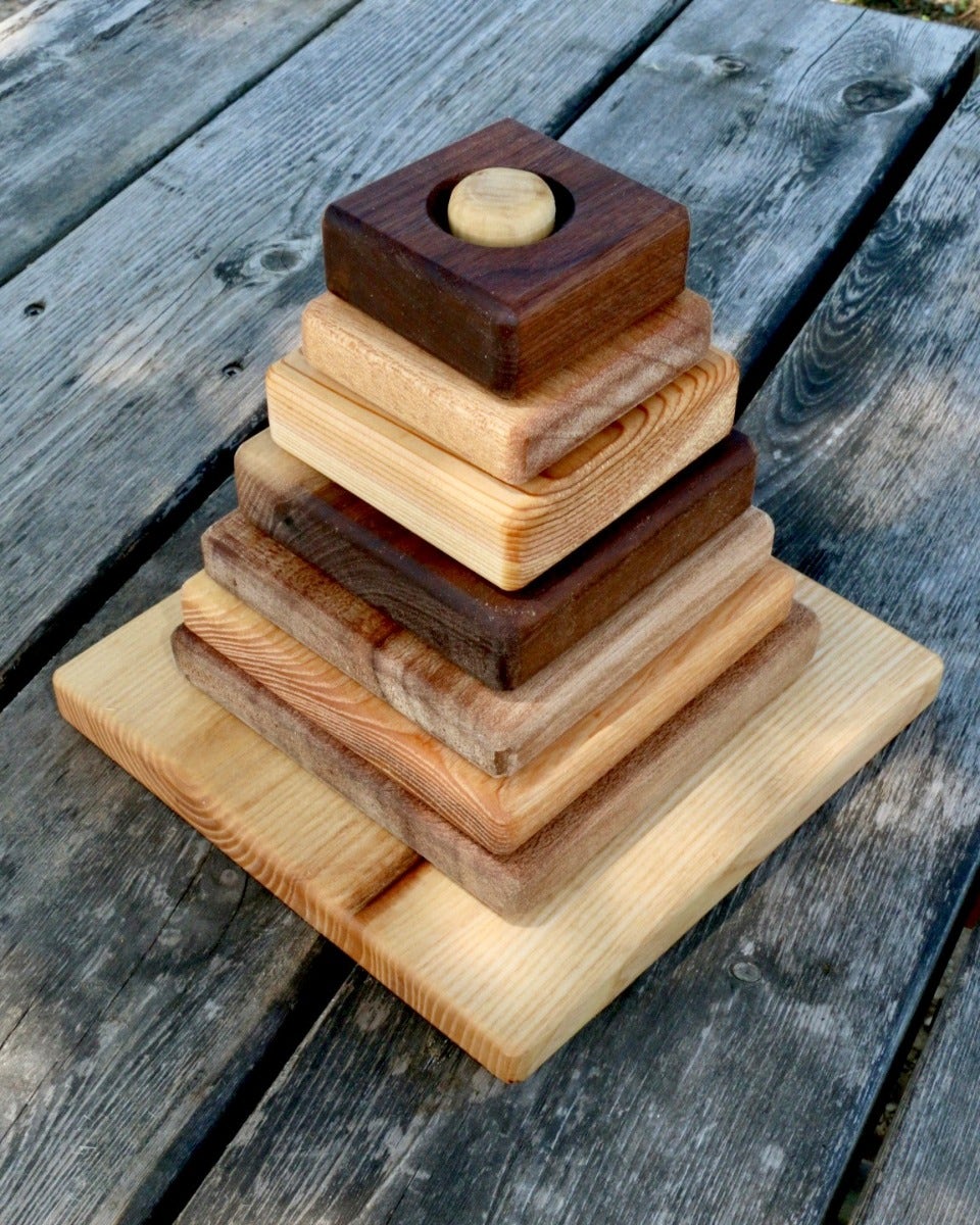 Wooden Stacker by Naturally Inspired Play