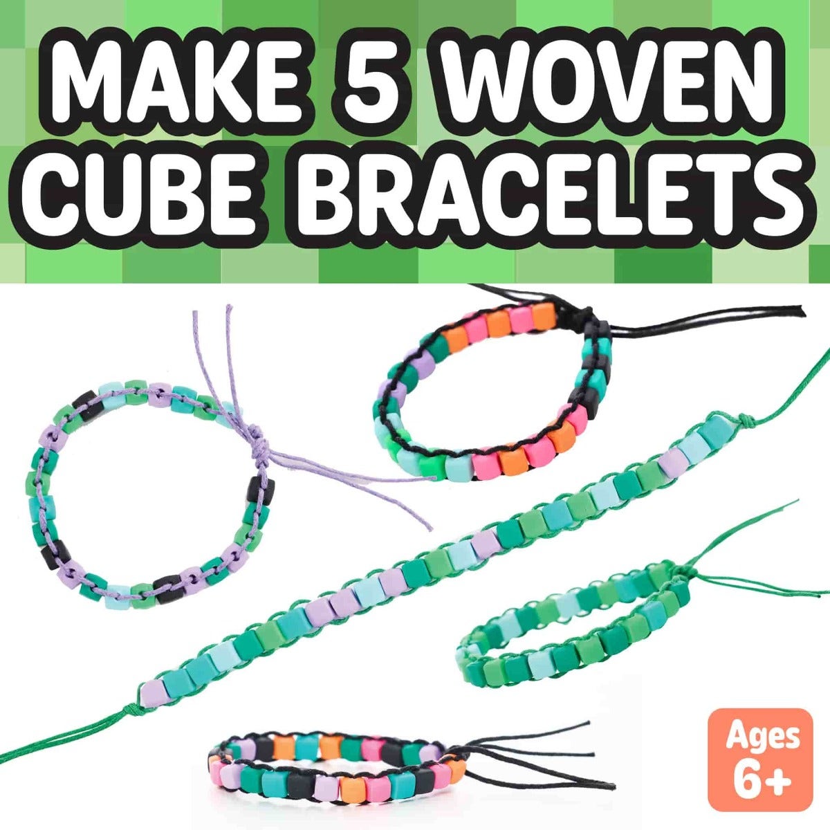 Woven Cube Bracelets by Creativity for Kids