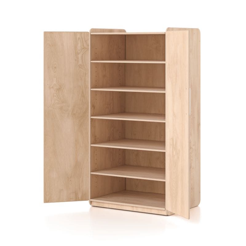 Woodlyn Locking Teachers Cabinet with Casters Tall